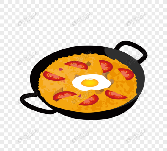 抽象鸡蛋炒饭设计图片