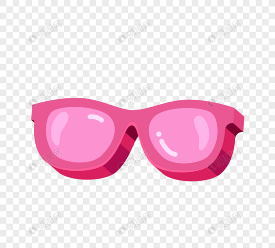 粉色可爱太阳镜太阳镜卡通太阳镜图片