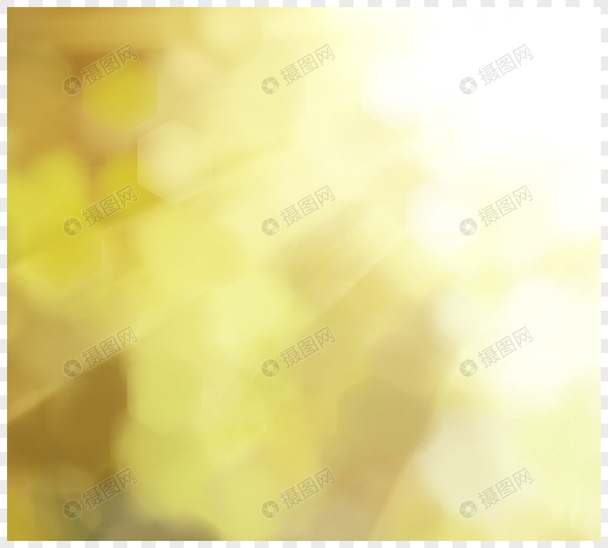 黄色创意效果光元素图片