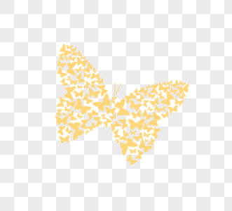 黄色昆虫蝴蝶图片