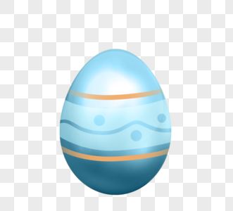 蓝色彩蛋复活节彩蛋图片