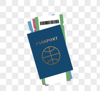 旅行护照票飞机票高清图片素材