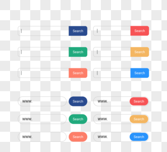 网页搜索框界面设计界面扁平高清图片素材