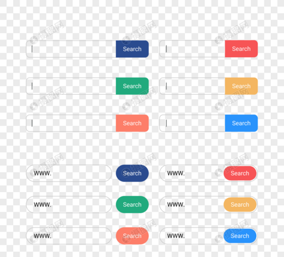网页搜索框界面设计图片