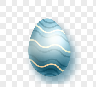 复活节彩蛋金属质感彩蛋图片