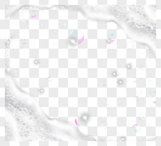 泡沫水手绘创意质感液体图片
