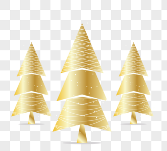 个性圣诞树元素图片