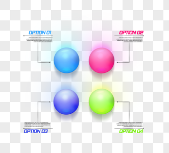 3d球形业务信息图表概念图片