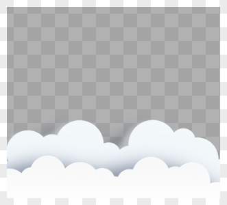 剪纸风云朵云彩图片