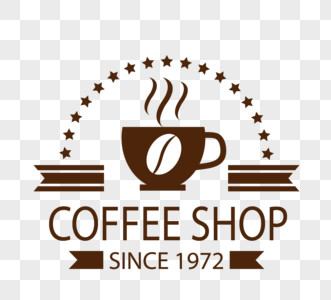 咖啡店咖啡标签广告标题高清图片