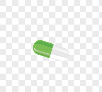 绿色药丸胶囊药片图片