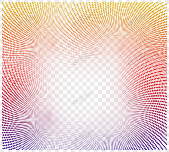 简约渐变视错觉抽像点图片