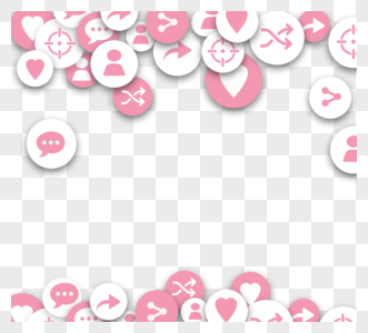 粉红色社交软件图标图片