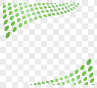 绿色圆点几何波点抽象元素高清图片
