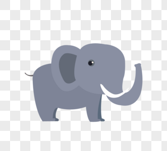 大象可爱卡通元素图片