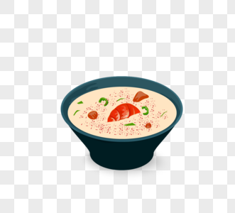动画片手画韩国蔬菜汤元素图片