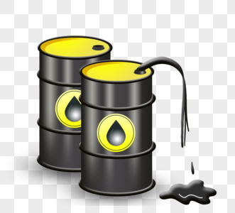 石油原油铁桶喷溅高清图片