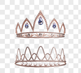 3d珍珠王冠元素图片