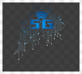 Modern3D商业5G网络元素高清图片
