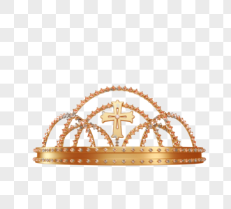 皇冠渲染立体图金属图片