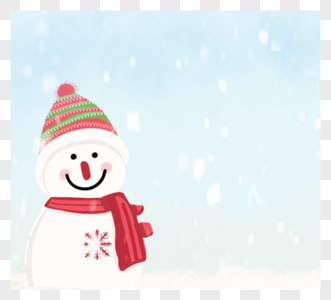 动画片雪人在冬天图片