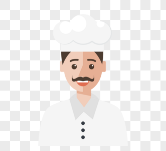 厨师男子专业角色设计高清图片