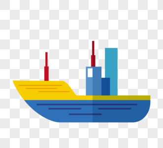 船舶游轮轮船蓝色交通工具图片