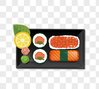 日本料理寿司矢量图高清图片