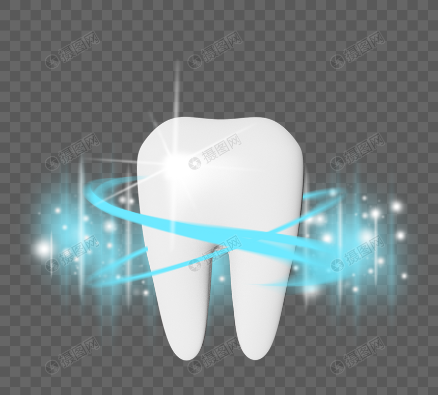 口腔护理广告三维牙齿图片