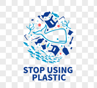 停止使用塑料图片