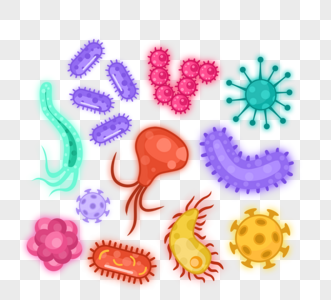 病毒细菌微生物冠状病毒医学图图片