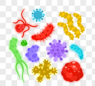 病毒细菌微生物冠状病毒医学插图图片