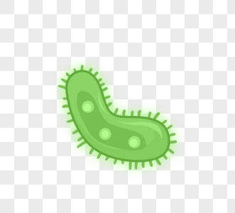绿色条状病菌细菌图片