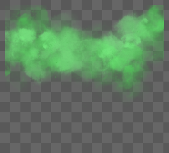 绿色系神秘创意烟雾元素图片