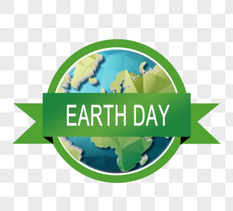 地球日绿色自然环保节日元素图片