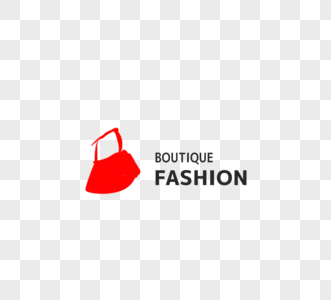 时尚红色包包logo标志图片
