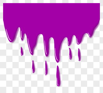 手绘紫色油漆坠落图片