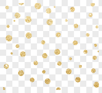 金色结构网点圆形装饰图片