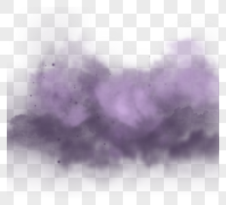 层次感颗粒风格紫色团雾图片