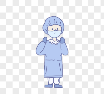 医生护士口罩图片
