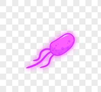 粉色条状病毒病菌细菌图片