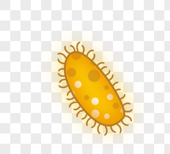黄色毛虫病毒病菌细菌图片