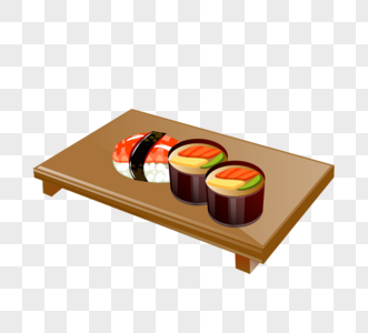 日式美食三文鱼寿司料理图片