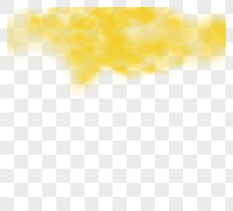 黄色创意手绘抽象烟雾图片