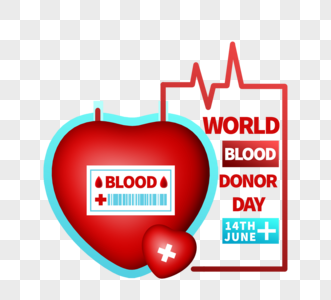 世界献血日创意爱心图片