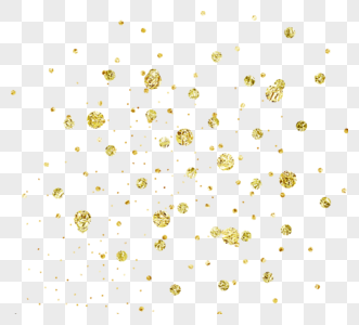 金色飘浮小圆点装饰图片