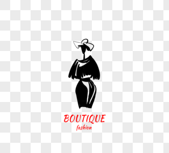 优雅裙子帽子logo标志图片