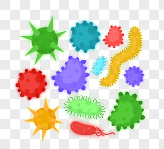 细菌病毒微生物冠状病毒感染图像图片