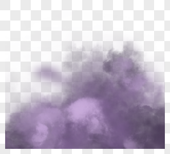 紫色层次感烟雾边框图片