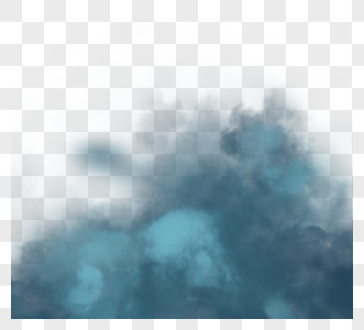 颗粒风格蓝色团雾边框图片